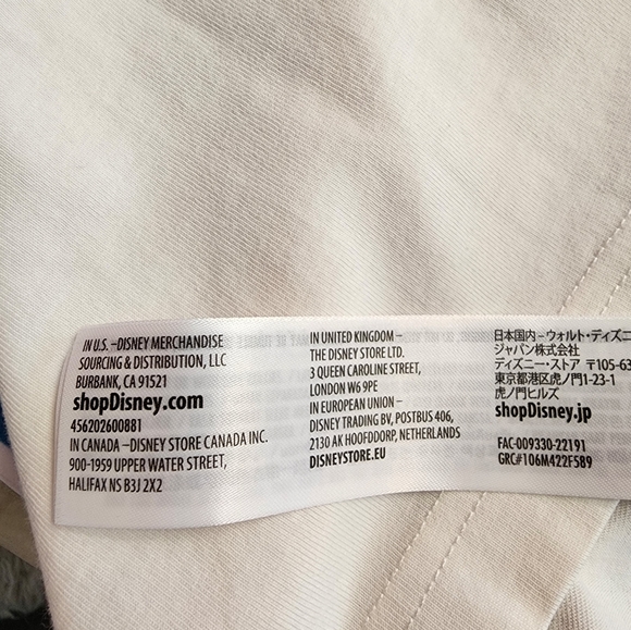 Disney Mickey Mouse White Cropped Short Sleeve T-Shirt New With Tags - Picture 9 of 11